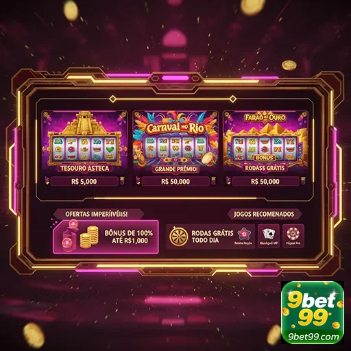 Promoção de carnaval com prêmio bônus no site 9bet99.